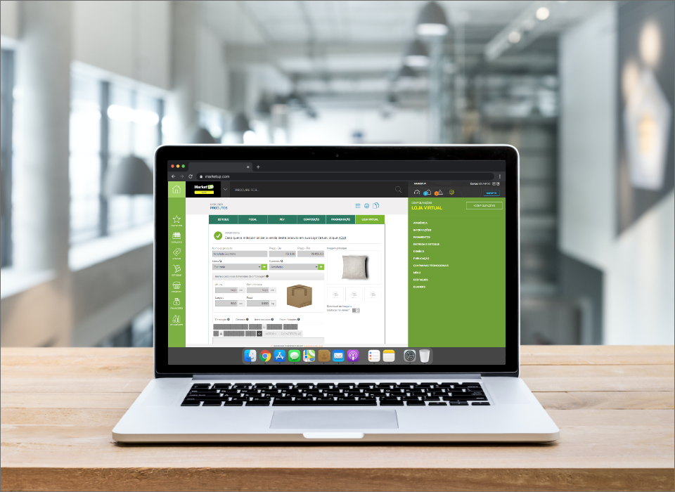 Cadastro de Produtos Loja Virtual