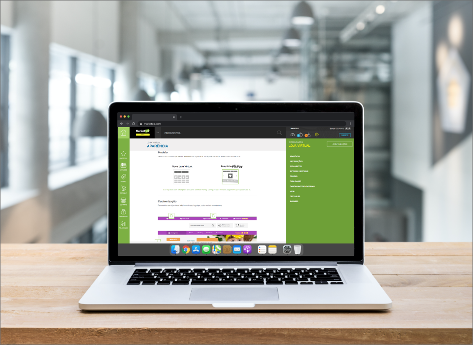 Criação e Personalização Loja Virtual