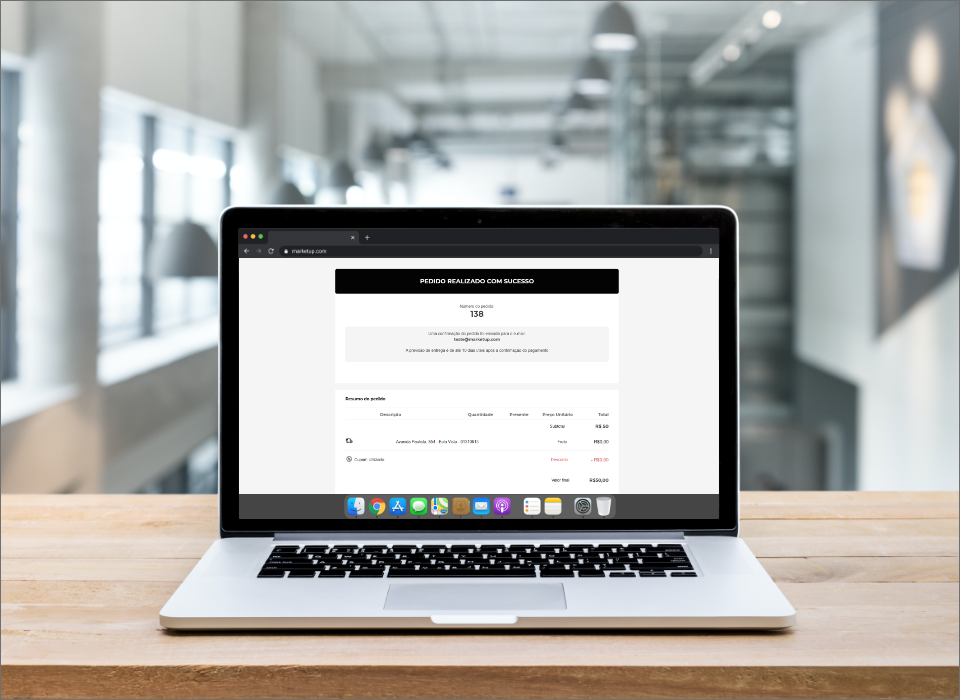 Rastreamento do Pedido Loja Virtual